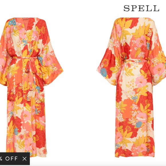 Spell Tyler Robe size SM - Picture 4 of 8